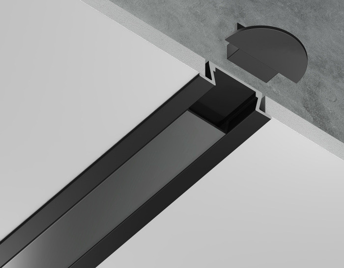 Профиль для светодиодной ленты Illumination GP1001BK/BK Ambrella