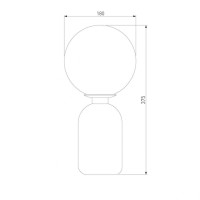 Настольная лампа Eurosvet Оптима Bubble 01197/1 латунь