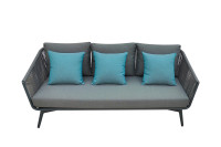 Диван Arial трехместный уличный серый Диван Arial трехместный уличный серый