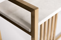 Консоль Misty Nuova искусственный мрамор/матовое золото Консоль Misty Nuova искусственный мрамор/матовое золото