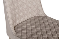 Стул барный экожа светло-серый