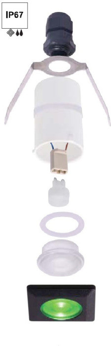 Встраиваемый светильник уличный Teresa 2L4.000.000.LXZ1L Fumagalli