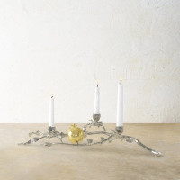 Подсвечник Michael Aram "Pomegranate Silver", 13 см