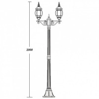 Наземный фонарь  83408SA Gb Oasis Light
