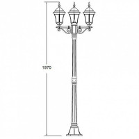 Наземный фонарь  91308SB Bl Oasis Light