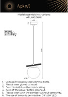 Подвесной светильник Penelopa APL.643.06.01 Aployt Подвесной светильник Penelopa APL.643.06.01 Aployt