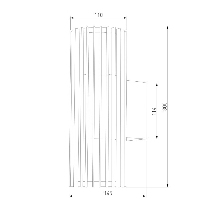 Наземный светильник Entero 35189/W Elektrostandard