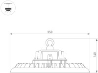 Промышленный купольный светильник ARIVA 052871 Arlight