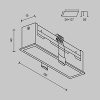 Точечный светильник Basis DL066-12W3-6K-W Maytoni