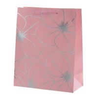 Пакет подарочный M (бумага 210г/м2, блок 12шт), L26 W12 H32 см, 5в.