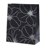 Пакет подарочный M (бумага 210г/м2, блок 12шт), L26 W12 H32 см, 5в.