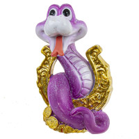 Фигурка декоративная "Змея", L5,5 W5 H8 см, 4в.