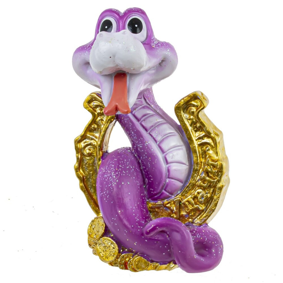 Фигурка декоративная "Змея", L5,5 W5 H8 см, 4в.