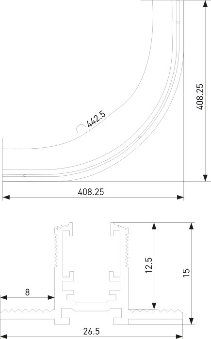 Шинопровод Mini Magnetic 85219/00 Elektrostandard