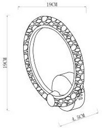 Настенный светильник Camelia A2533AP-6WH Arte Lamp