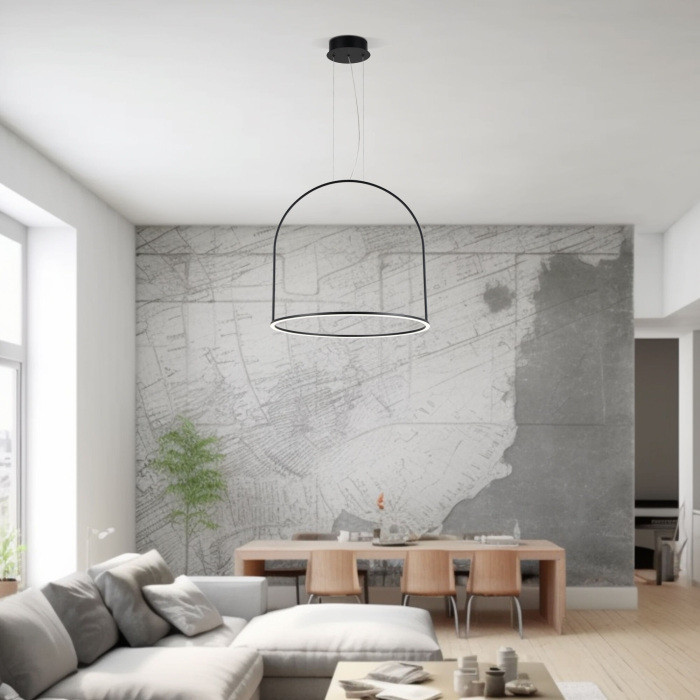 Подвесной светильник Over 90323/1 черный Eurosvet