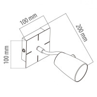 Спот De Markt Алгол 5 506021801 Спот De Markt Алгол 5 506021801