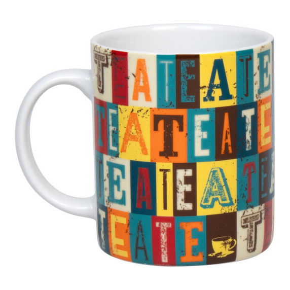 Кружка 300мл."Tea Squares"