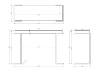 Консоль зеркальная/хром Консоль зеркальная/хром