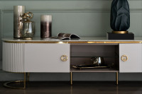 Тумба под телевизор Luchiano с мраморной столешницей