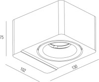 Точечный светильник Marta DL18620/01WW-R White Donolux Точечный светильник Marta DL18620/01WW-R White Donolux