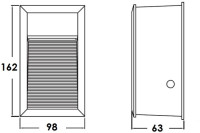Встраиваемый светильник уличный CORSICA 91485 W Oasis Light Встраиваемый светильник уличный CORSICA 91485 W Oasis Light