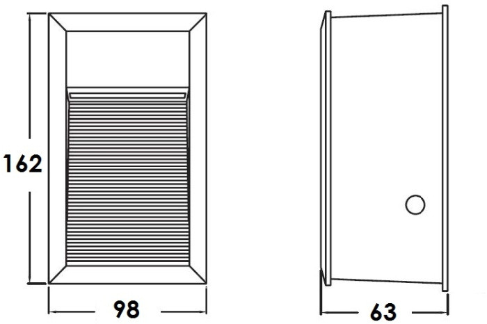 Встраиваемый светильник уличный CORSICA 91485 W Oasis Light