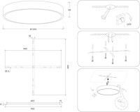 Потолочный светильник Orbital Air Alum FV5531 Ambrella Потолочный светильник Orbital Air Alum FV5531 Ambrella