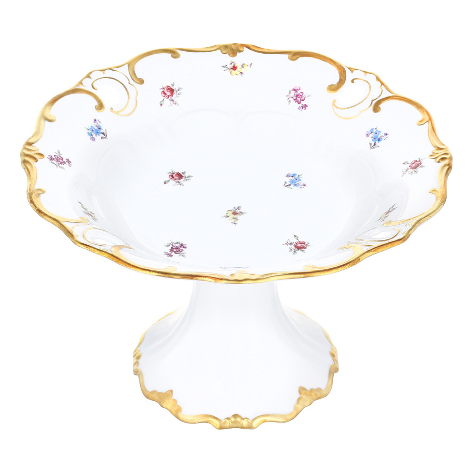 Ваза для фруктов н/н 25см."Мейсенский цветок-Илза"