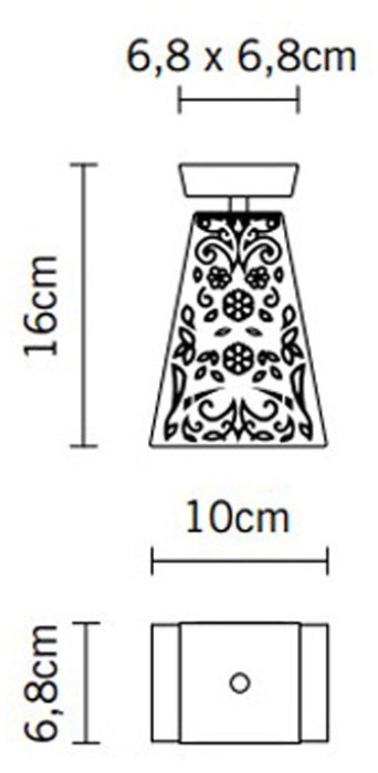 Потолочный светильник Vicky D69E0100 Fabbian
