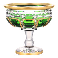 Ваза для конфет н/н 16см."Антик Зеленый"