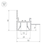 Профиль Arlight FOLED-WALL-2000 023865