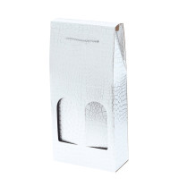 Пакет подарочный для бутылок (бумага 230г/м2, блок микс 12шт), L18 W8 H38 см, 3в.