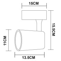Трековый светильник Amico A1830PL-1BK Arte Lamp
