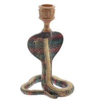 Подсвечник "Змея", L10 W10 H18 см, 2в.