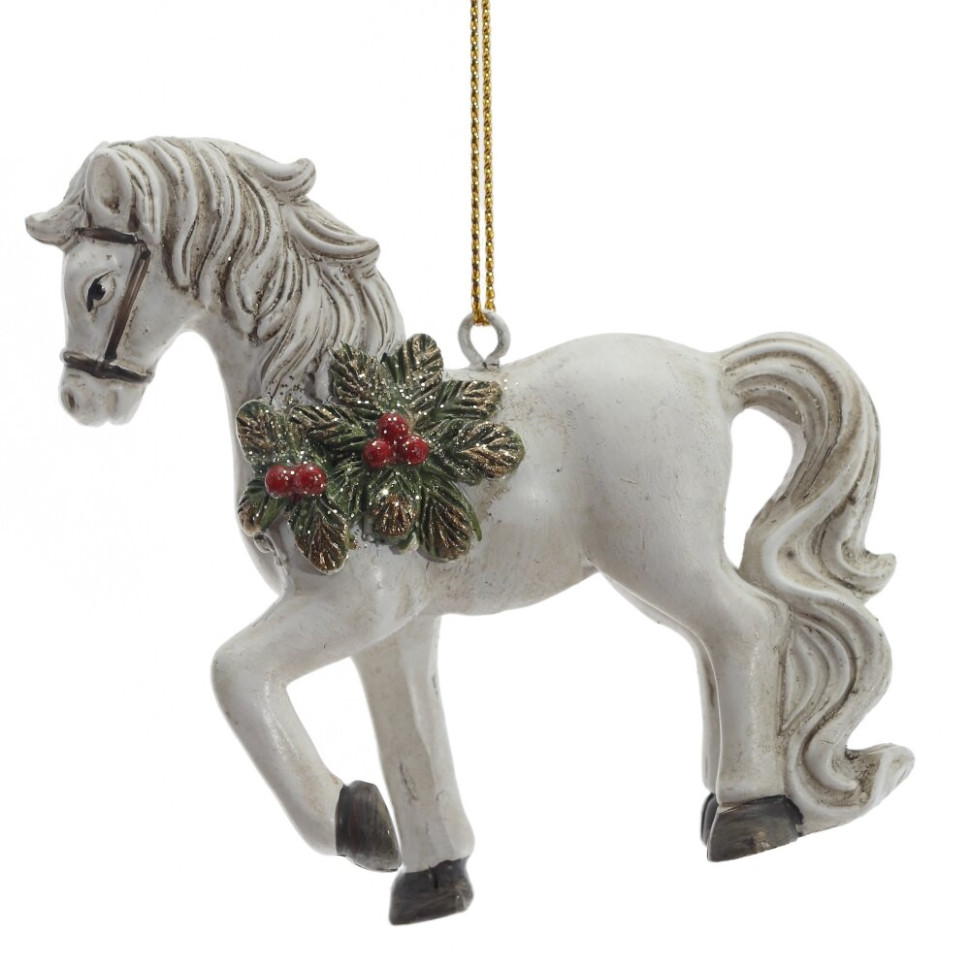 Фигурка декоративная подвесная "Лошадка", L7 W2,5 H8 см