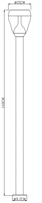 Наземный светильник Monte 32253 Globo