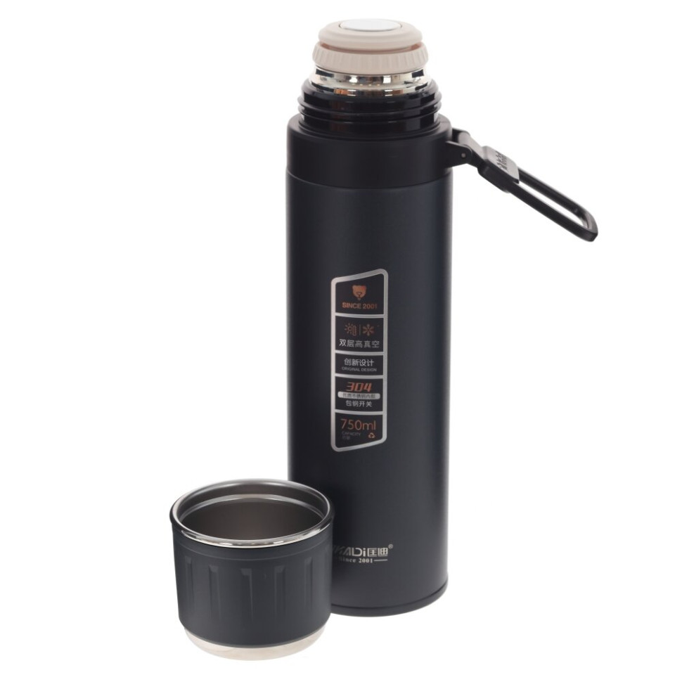 Термос, 750 мл, L8 W8 H29 см, 2в.