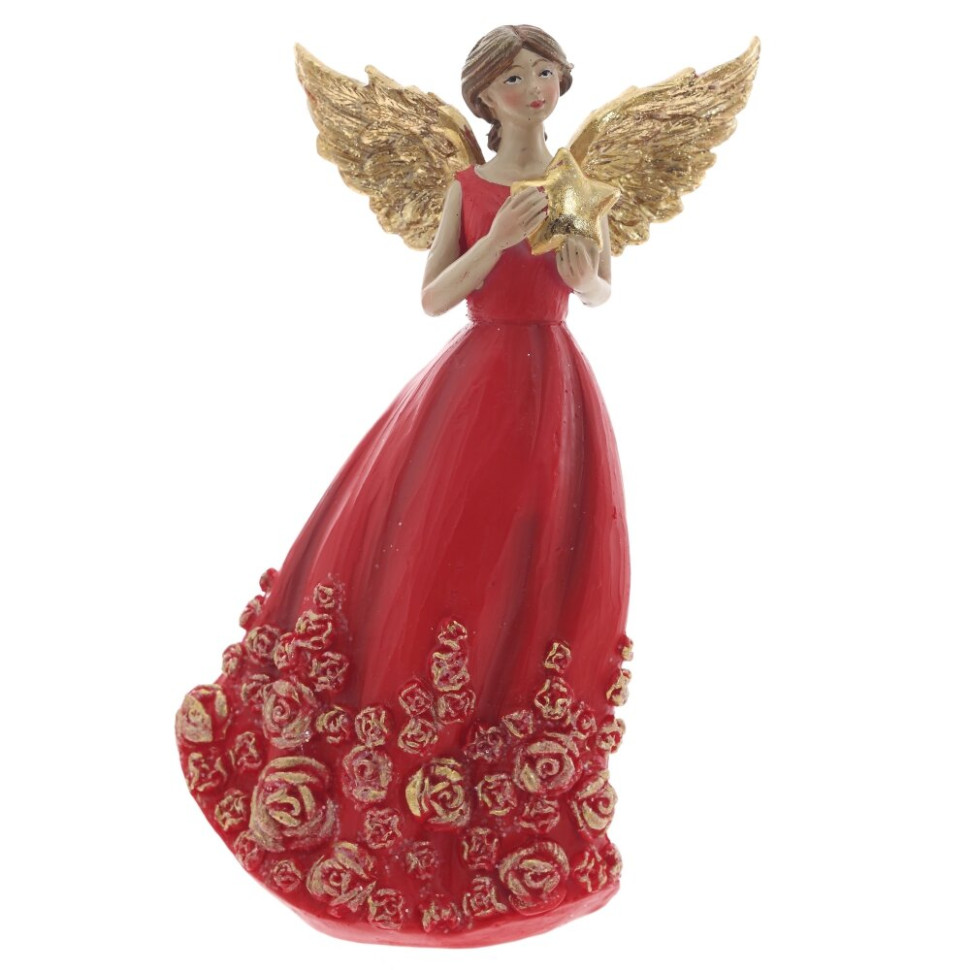 Фигурка декоративная "Ангел", L10 W6,5 H17 см, 2в.