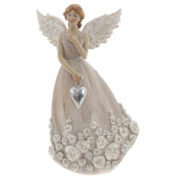 Фигурка декоративная "Ангел", L10 W6,5 H17 см, 2в.