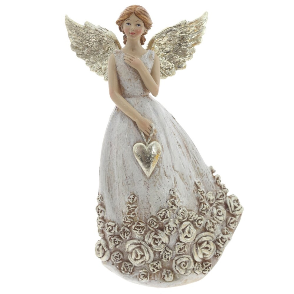 Фигурка декоративная "Ангел", L10 W6,5 H17 см, 2в.