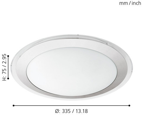 Настенно-потолочный светильник Competa 1 95677 Eglo