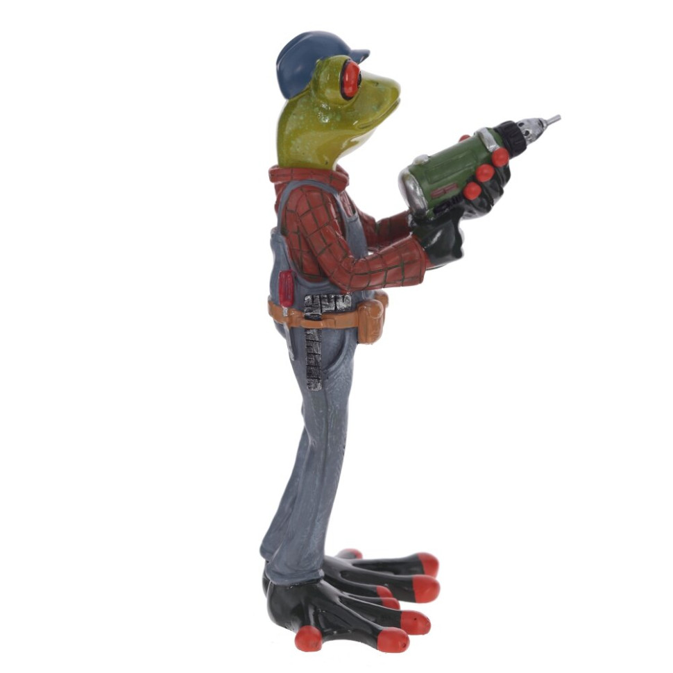 Фигурка декоративная "Лягушка", L8 W8 H16,5 см