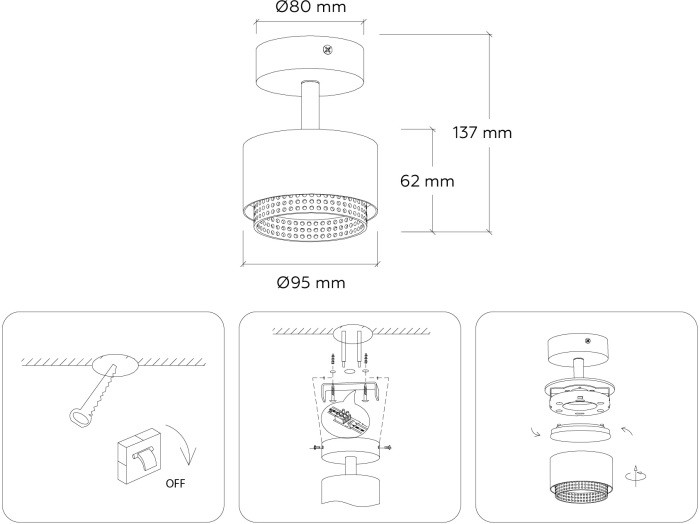 Спот Techno Spot TN71282 Ambrella