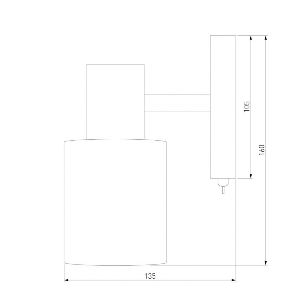 Спот Eurosvet Corso 20089/1 хром