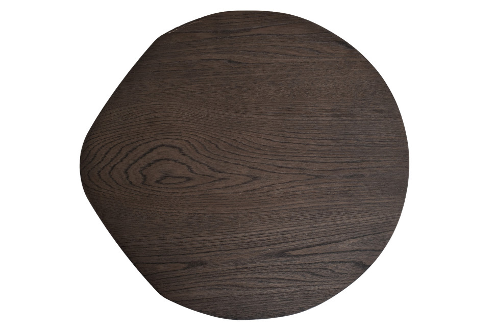 Столик журнальный приставной темный шпон