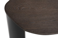 Столик журнальный приставной темный шпон Столик журнальный приставной темный шпон