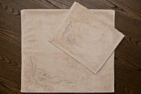 Полотенце "Лирика" 30*50 кофейное