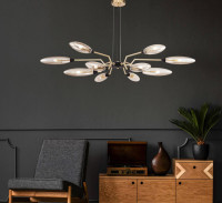 Подвесная люстра Maytoni Ventura MOD012CL-12G Подвесная люстра Maytoni Ventura MOD012CL-12G