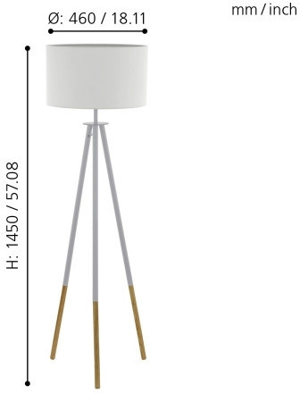 Торшер Bidford 49156 Eglo